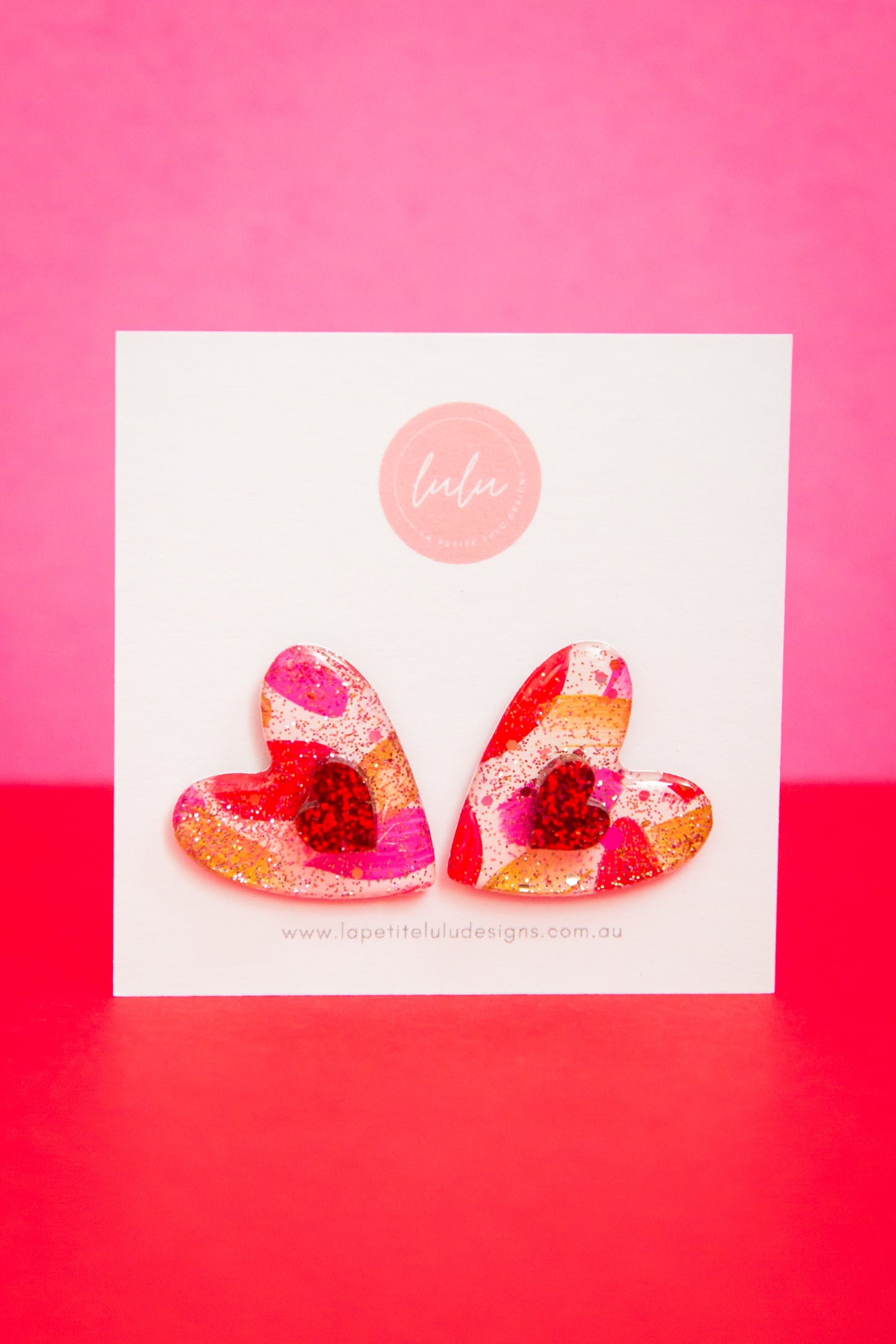 Amore Statement Studs | Cupid's Confetti