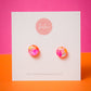 Circle Studs (petite) | Neon Mirage