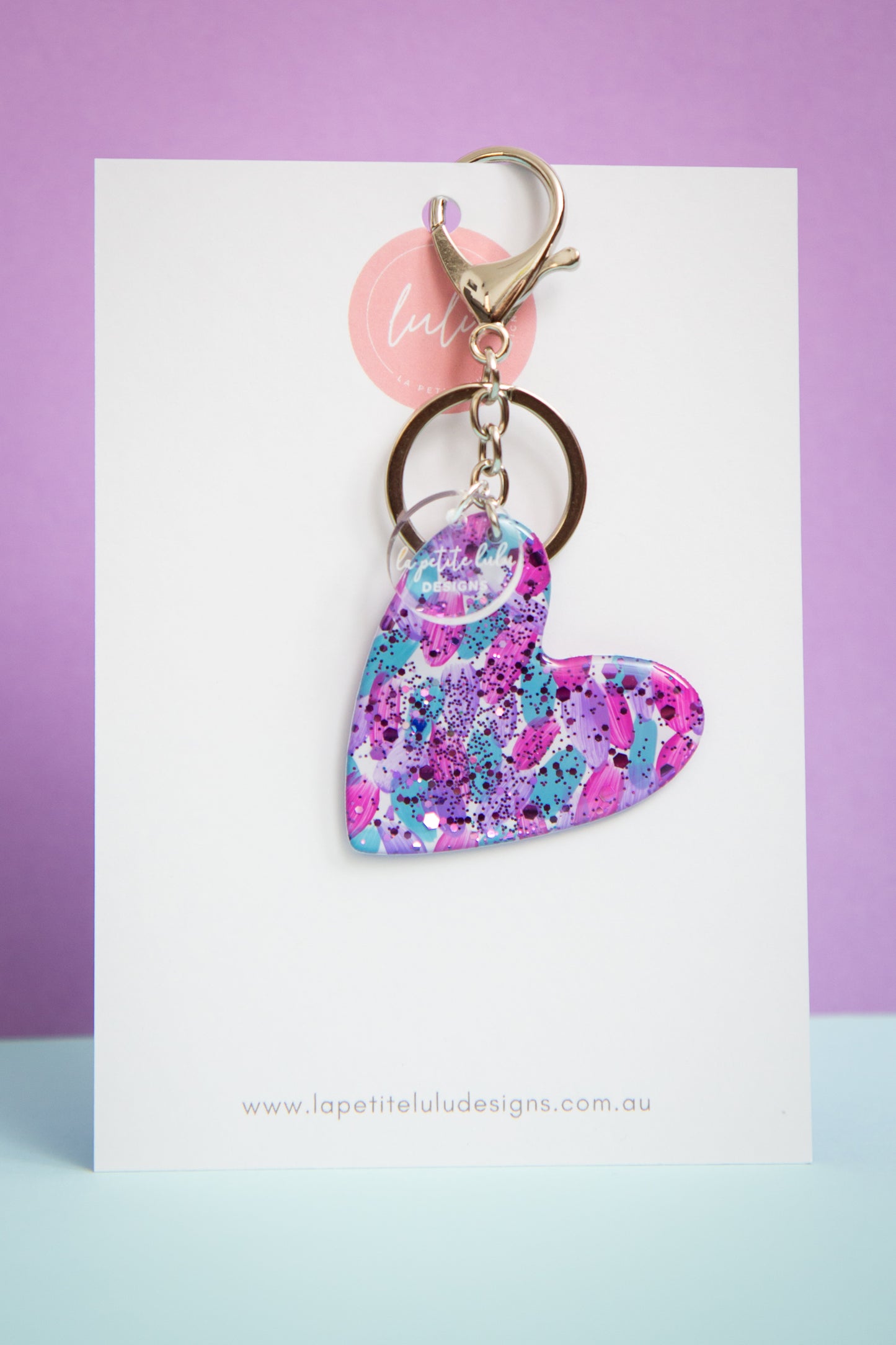 Heart Key Ring | Sweetheart Sparkles