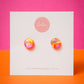 Circle Studs (petite) | Neon Mirage