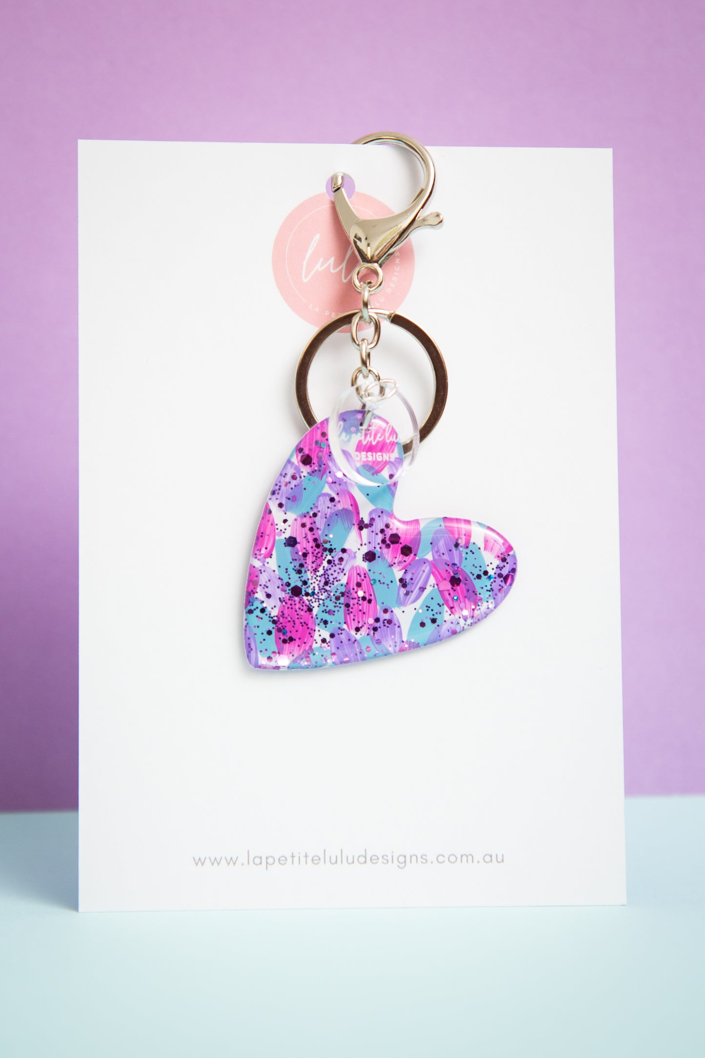 Heart Key Ring | Sweetheart Sparkles