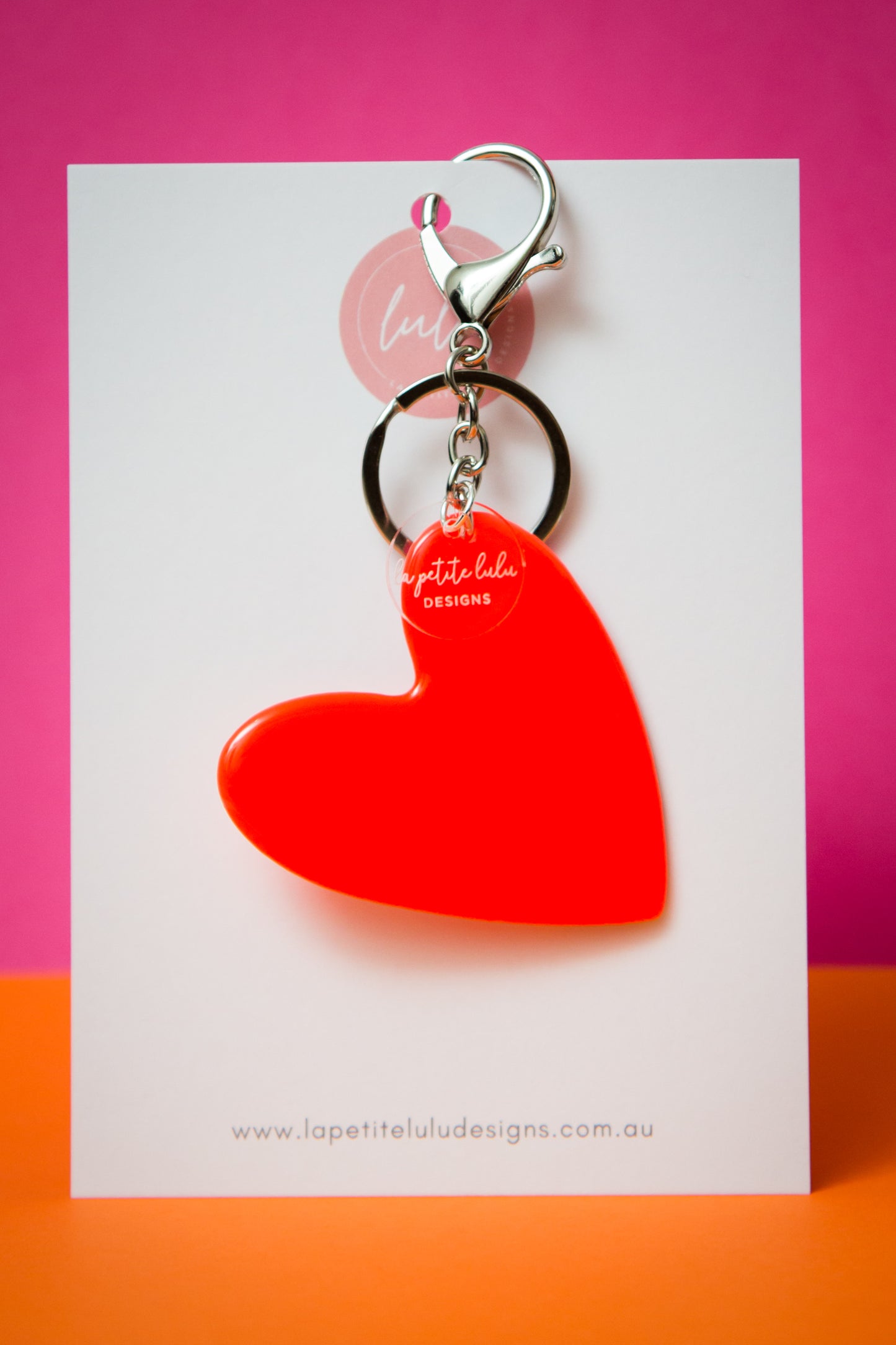 Heart Key Ring | Neon Mirage