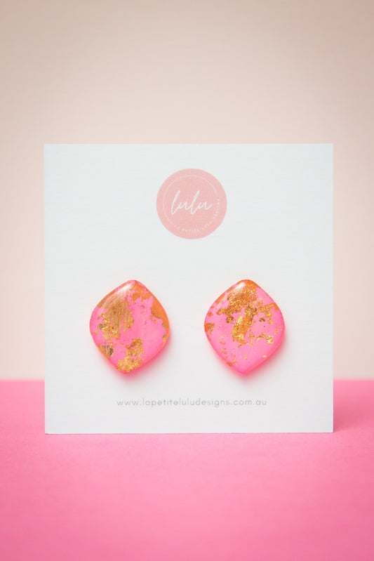 Petal Studs | Petal Prism (Pink)