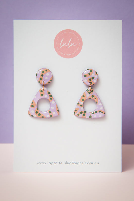 Tetra Dangle | Lilac Swirl