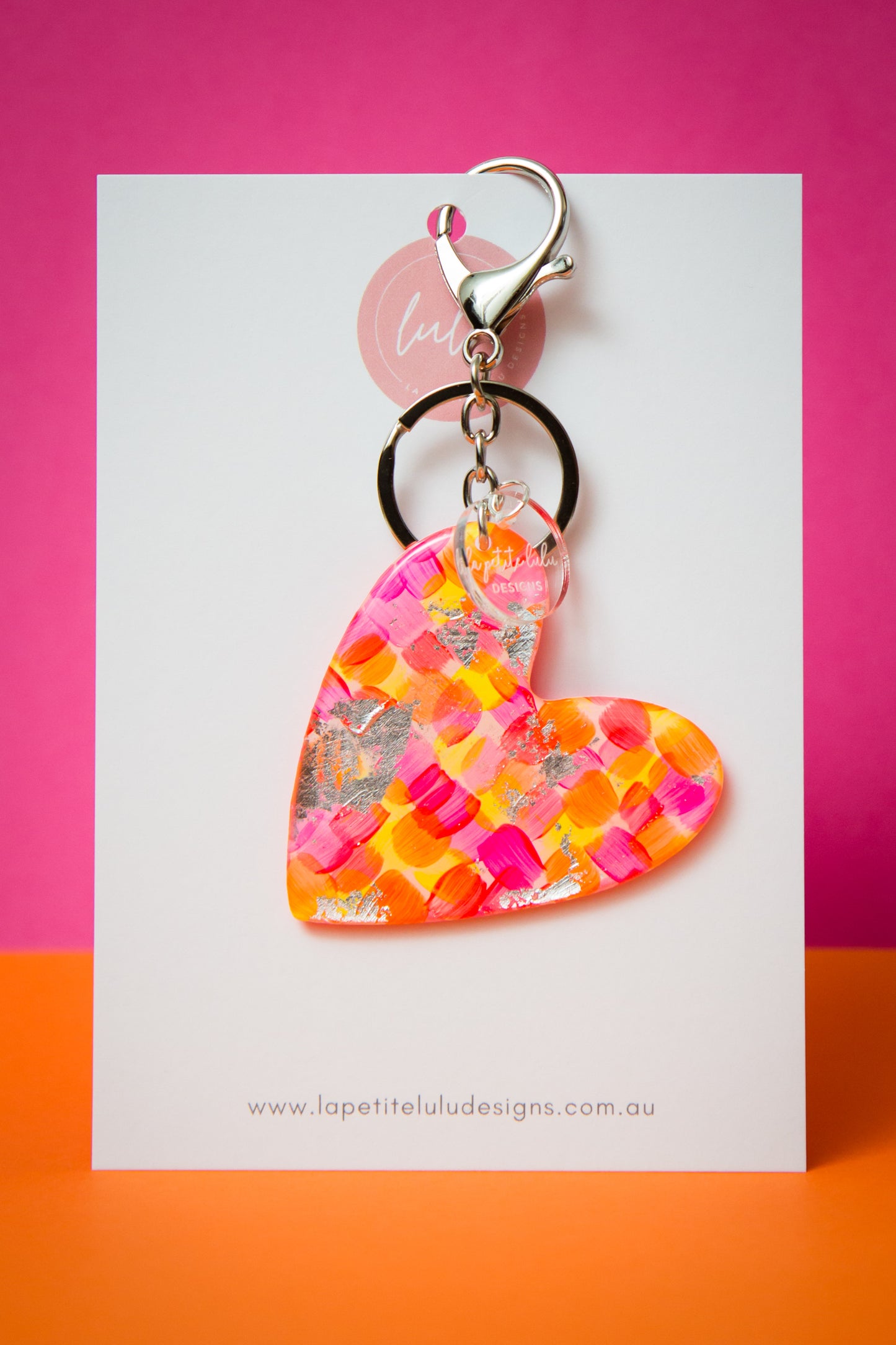 Heart Key Ring | Neon Mirage