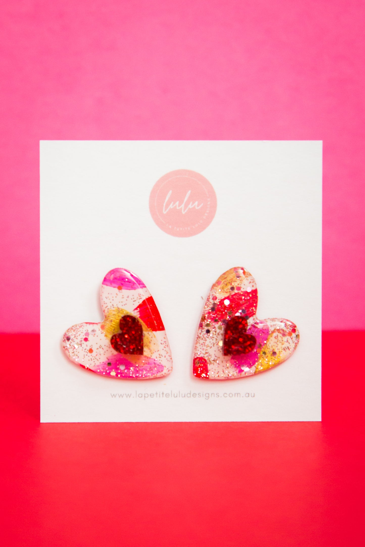 Amore Statement Studs | Cupid's Confetti