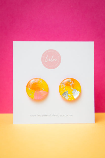 Circle Studs (regular) | Radiant Blossom