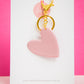 Heart Key Ring | Gilded Glow (Pink)