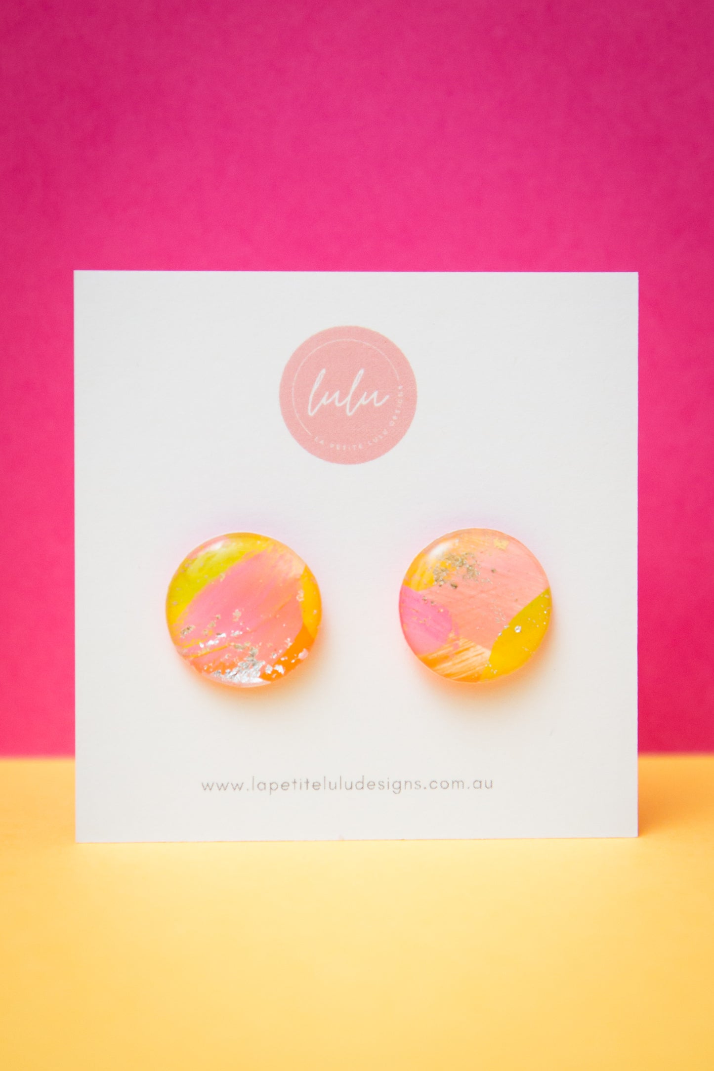 Circle Studs (regular) | Radiant Blossom