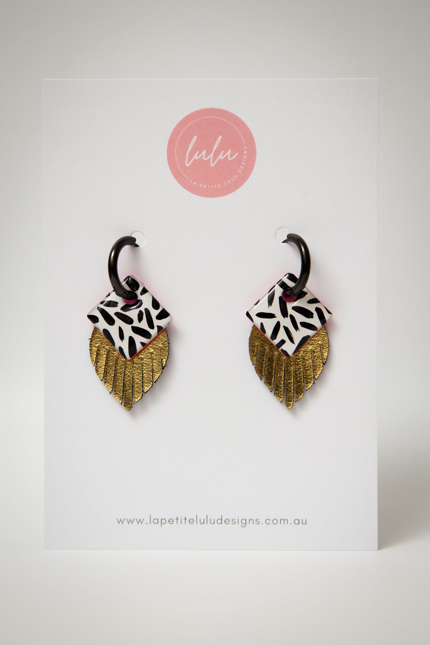 Lila Huggie Hoops | Dash + Dazzle