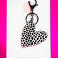 Heart Key Ring | Dalmation