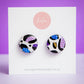 Circle Studs (regular) | Ultraviolet Jungle