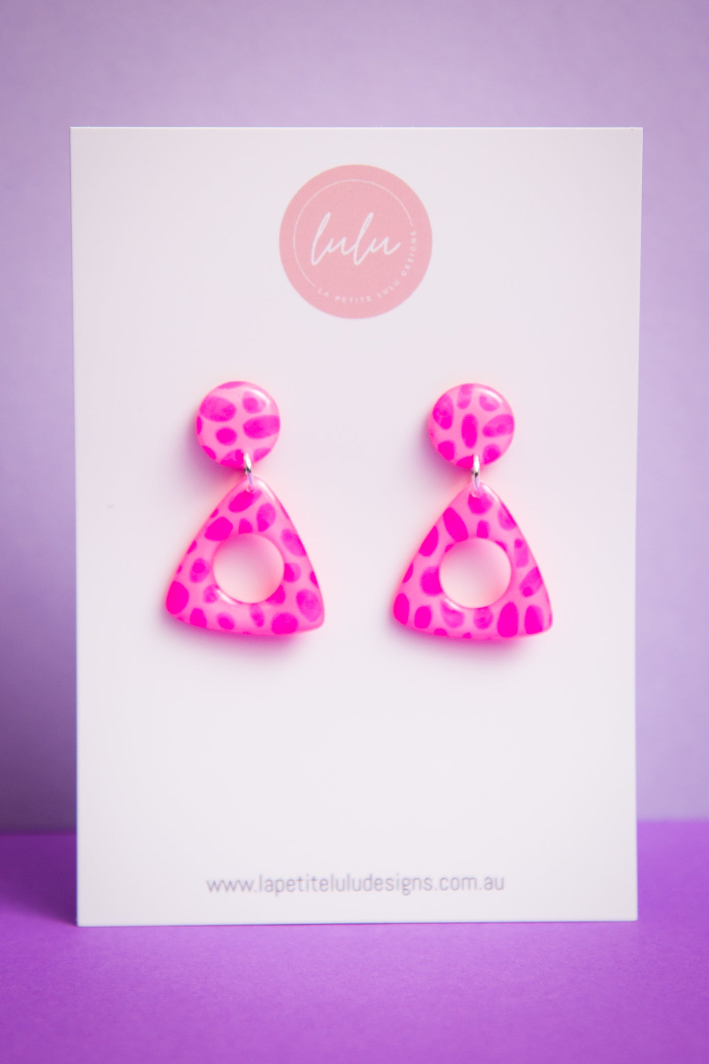 Tetra Dangle | Cheetah (Pink)