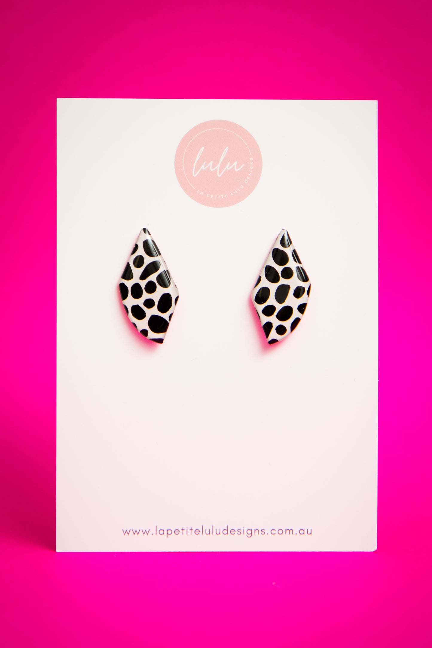 Nova Statement Studs | Dalmation