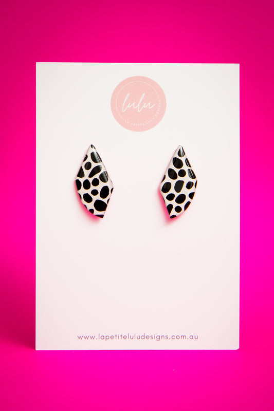 Nova Statement Studs | Dalmation