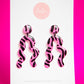 Squirms Dangle | Zesty Zebra (Pink)