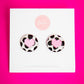 Circle Statement Studs | Blossom & Dot (Pink)