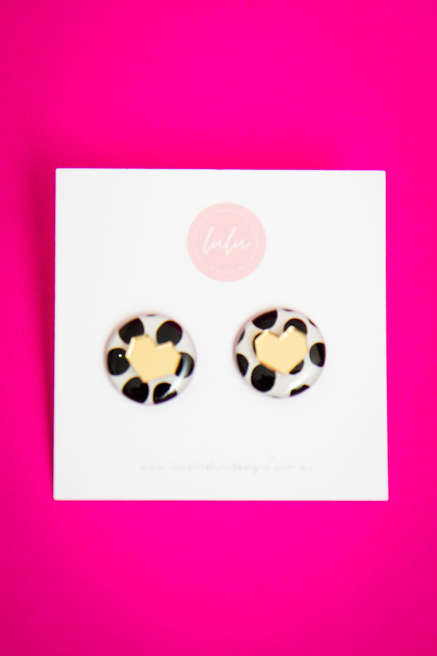 Circle Statement Studs | Blossom & Dot (Gold)