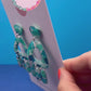 Heart Key Ring | Bold Brush (Teal)